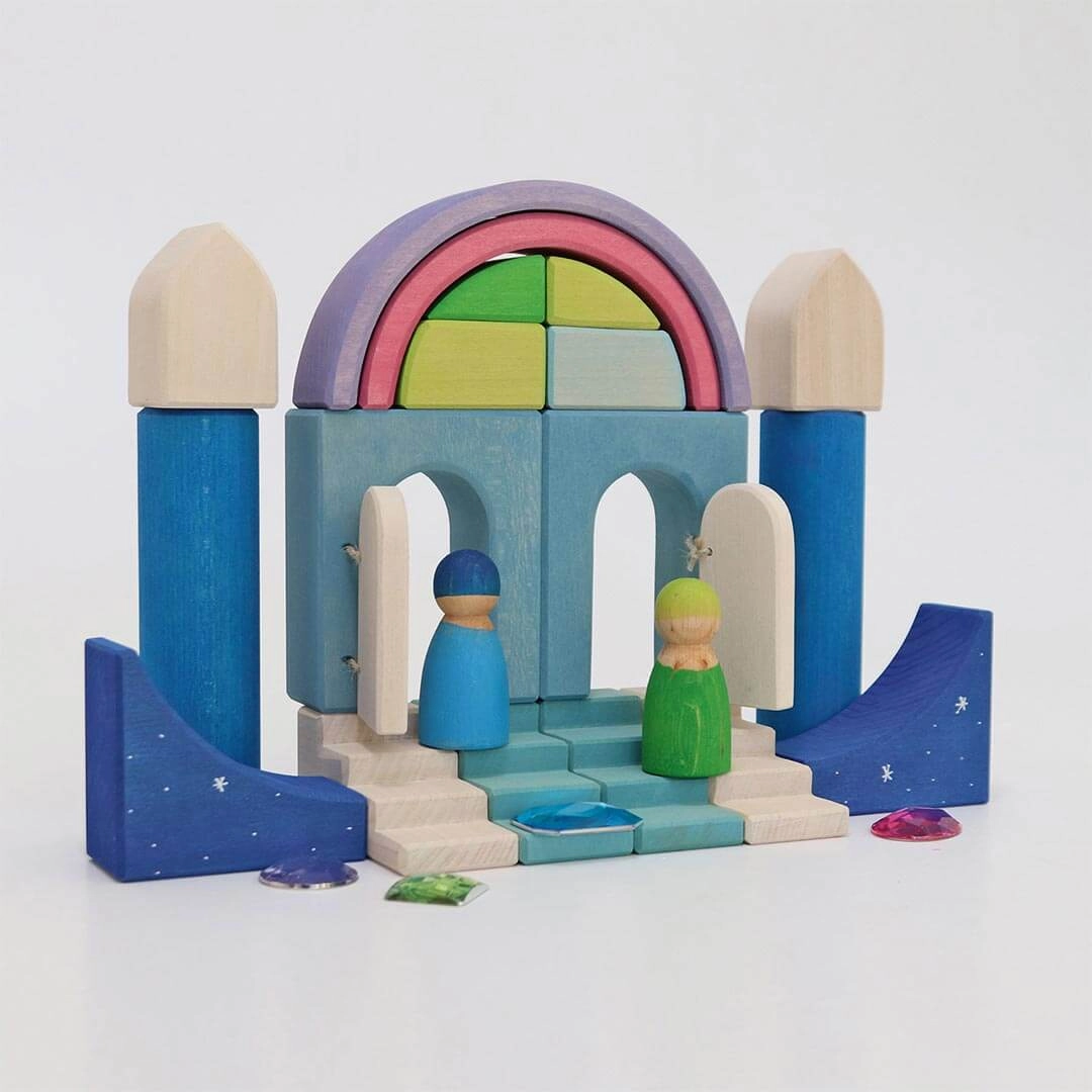 Wooden Building World Polar Light Set