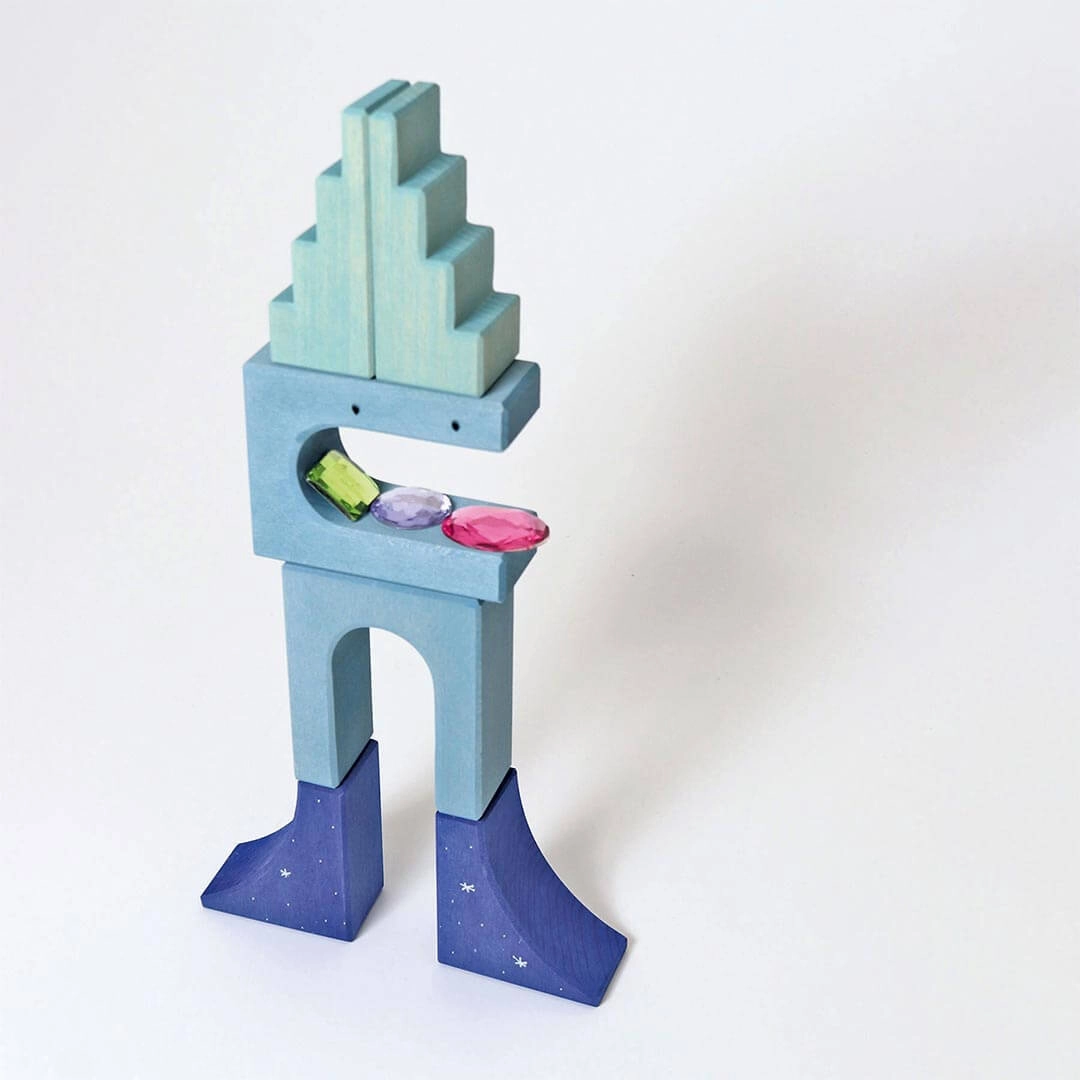Wooden Building World Polar Light Set
