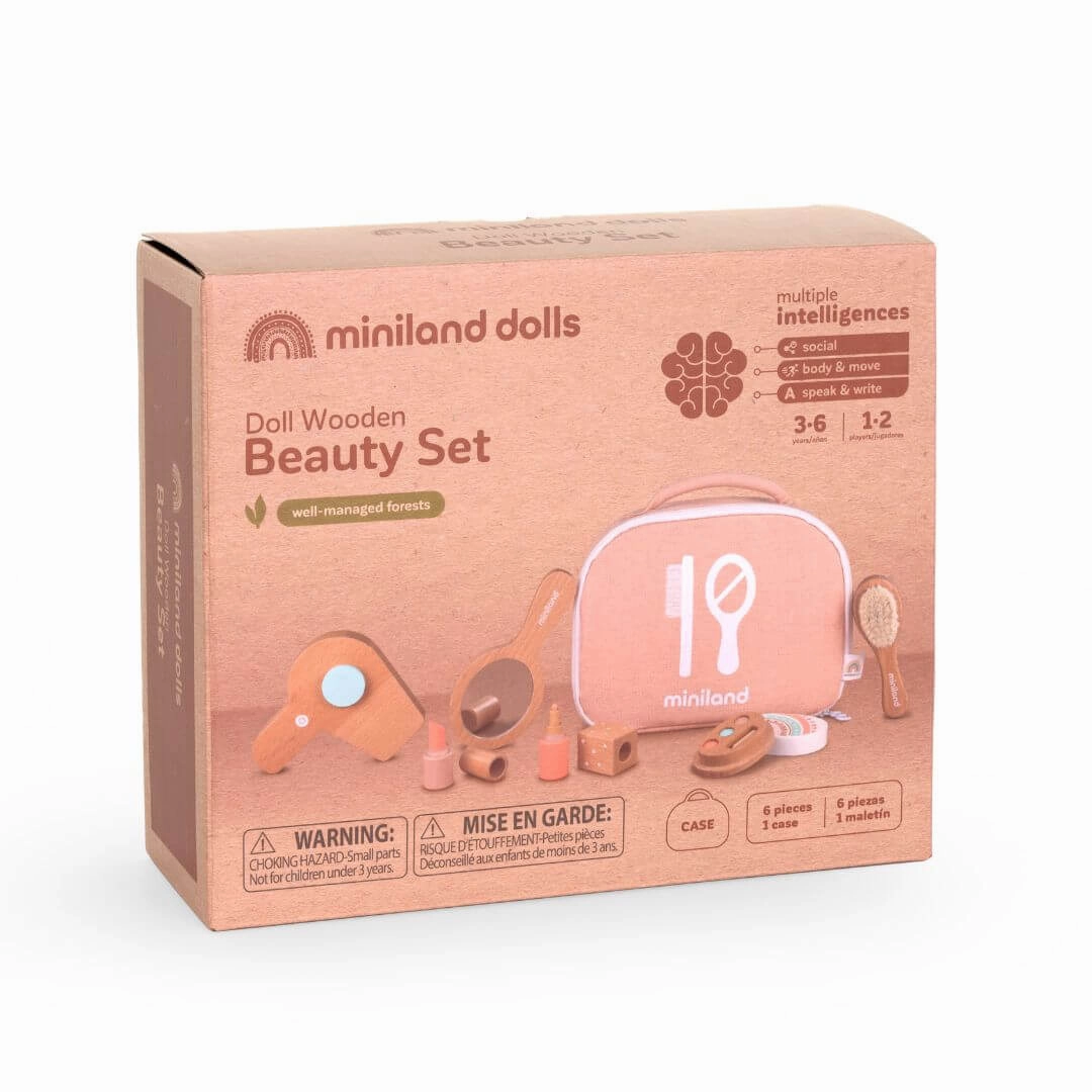 Wooden Doll Beauty Set