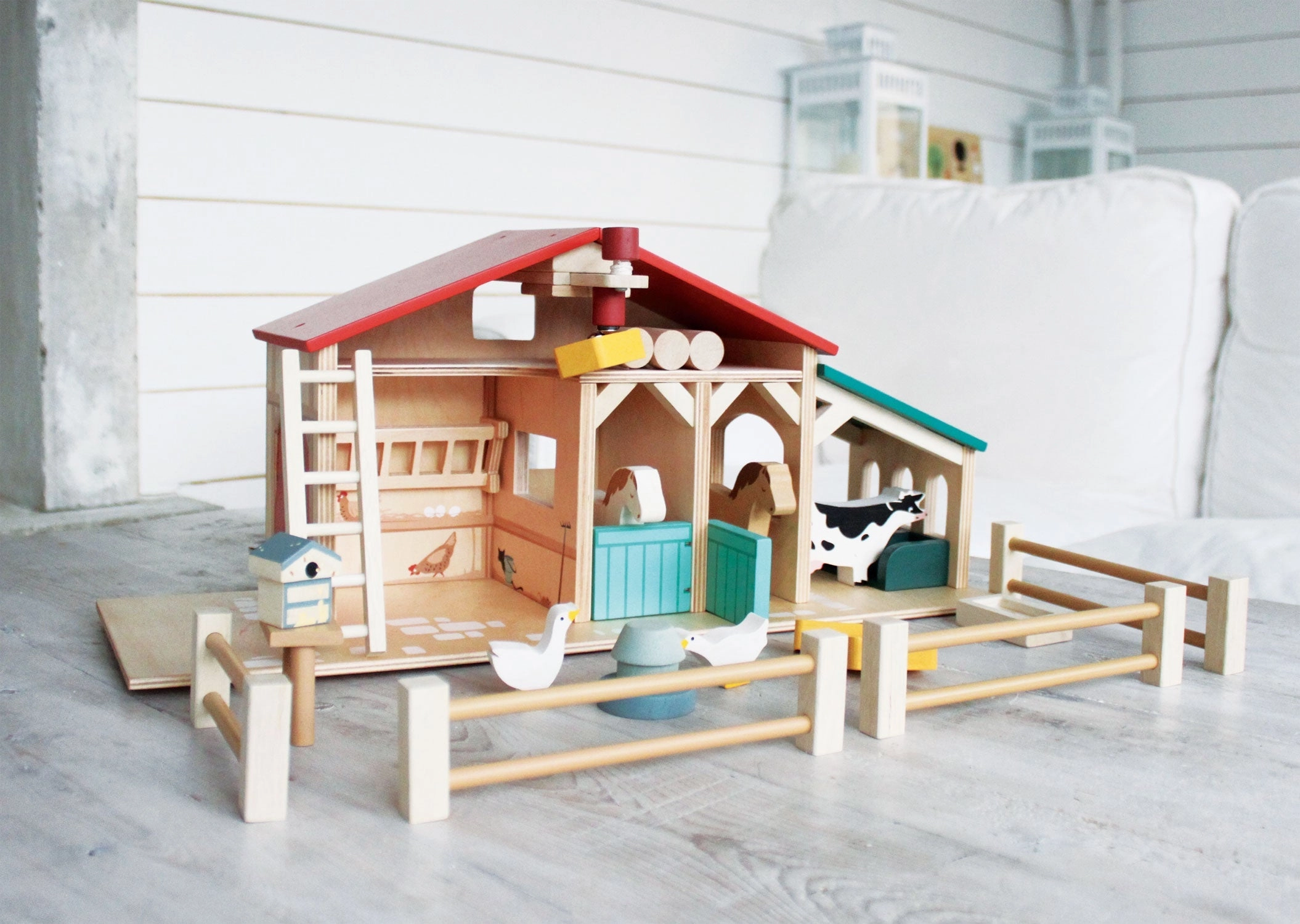Wooden Farm Set