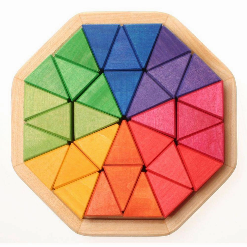 Wooden Octagon Puzzle Blocks