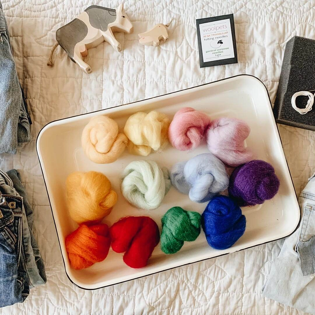 Wool Roving for Needle Felting