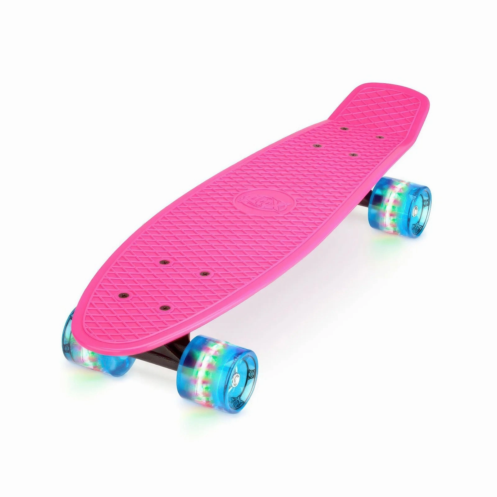 XOOTZ 22-Inch Mini Cruiser Skateboard - Pink