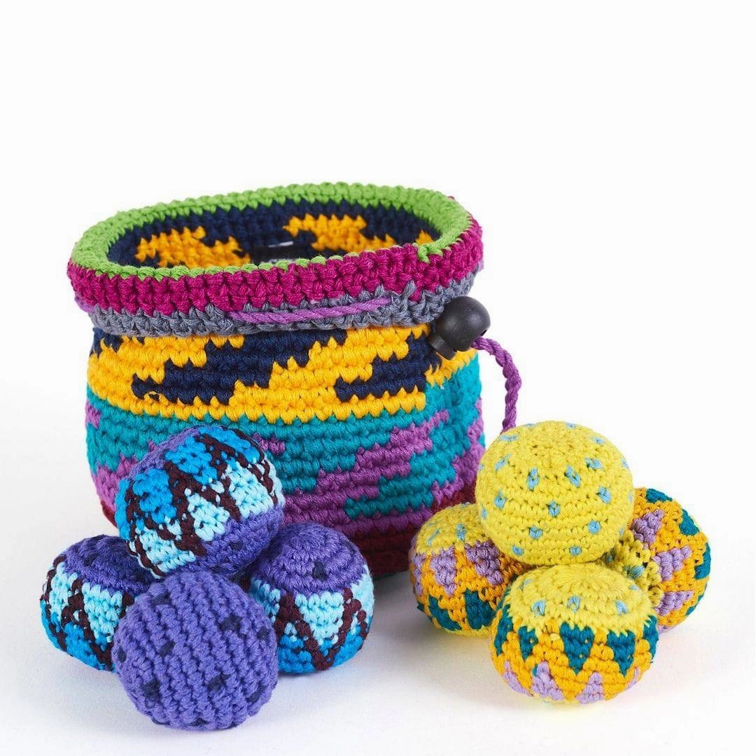 YippiYappa - Crocheted Canastaball Basket Game