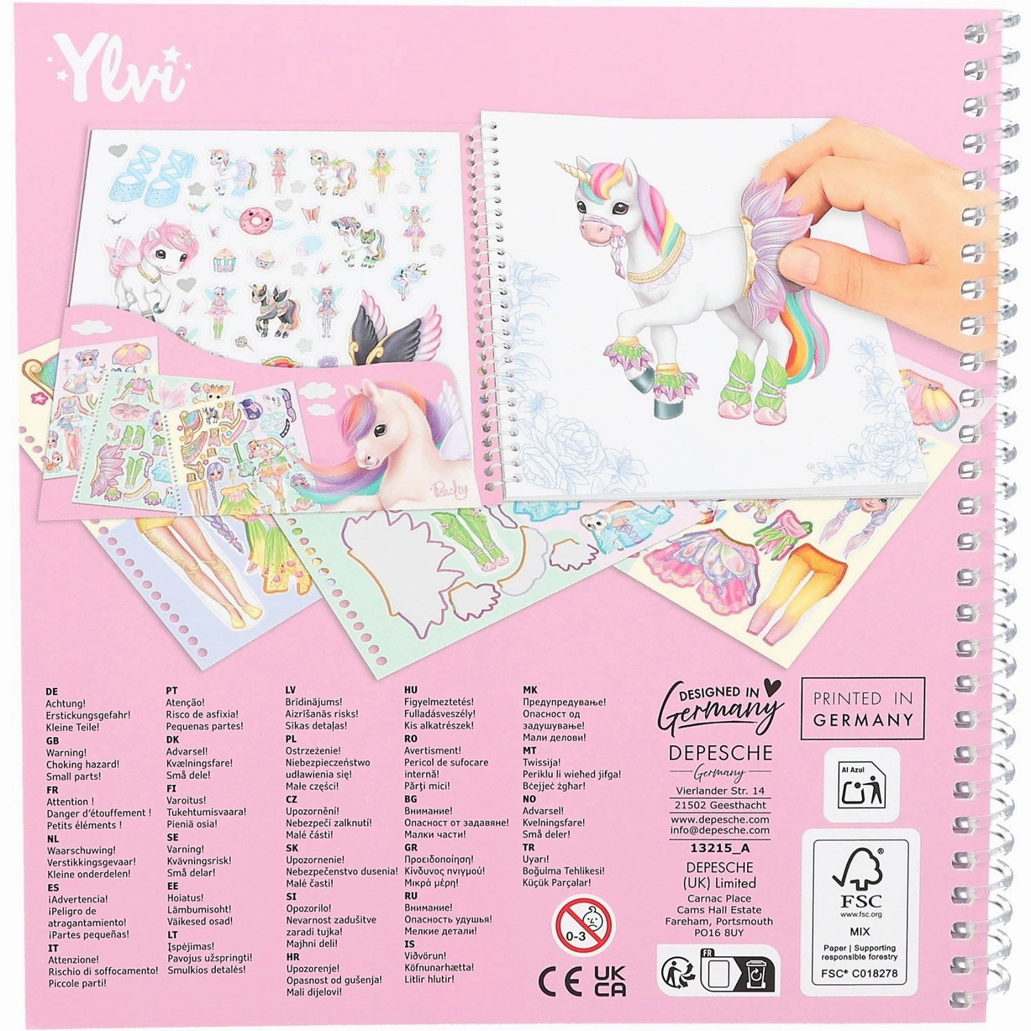 Ylvi Dress Me Up Sticker Book