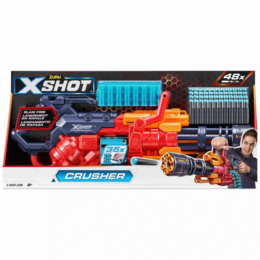 ZURU X-Shot Excel Crusher with 48 Darts